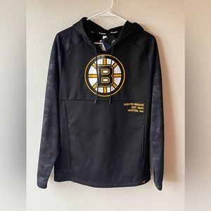 Boston Bruins Pro Authentic Shade Defender Black Pullover Hoodie
